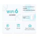 TP-Link AX3000 whole home mesh Wi-Fi 6 System, Deco X50 (3-pack)