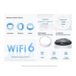 TP-Link AX3000 whole home mesh Wi-Fi 6 System, Deco X50-POE (2-pack) - DECO X50-POE(2PK)