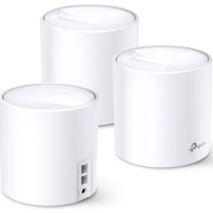 TP-Link AX3000 whole home mesh Wi-Fi 6 System, Deco X60 (3-pack)