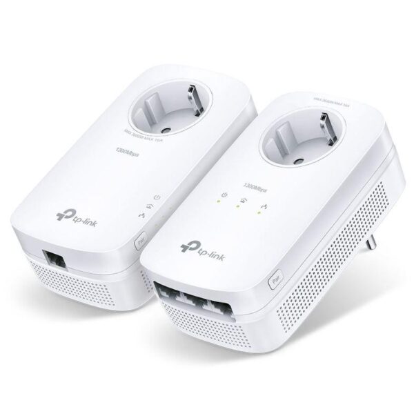 TP-Link Kit Gigabit Powerline Passthrough cu 3 Porturi AV1300 - TL-PA8033P KIT
