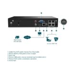 TP-Link POE+ Video recorder cu 4 canale de retea - VIGI NVR1004H4P