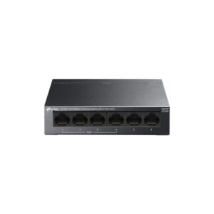 TP-LINK SWITCH LS106P, 6-Port 10/100Mbps Desktop Switch with 4-Port PoE+