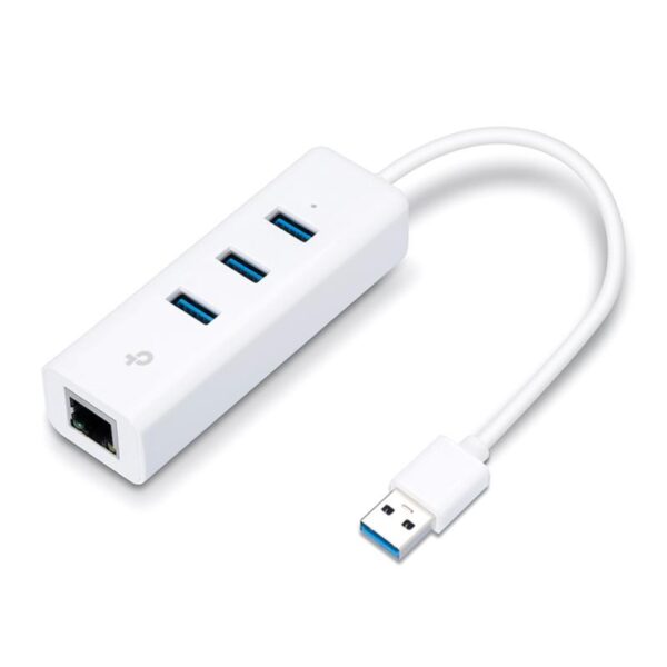 TP-Link USB 3.0 UE330 2 în 1- Adaptor Gigabit Ethernet & 3-Port Hub