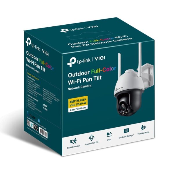 TP-LINK VIGI 4MP Outdoor PAN/TILT WI-FI Camera, VIGI C540-W (4mm)