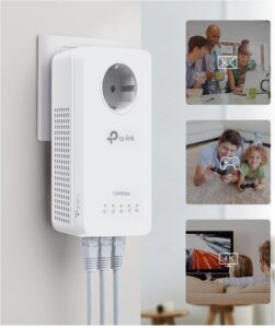 TP-Link Wi-Fi PowerLine, AV1300 Gigabit Passthrough, TL-WPA8631P
