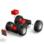 TRACTOR DE FERMA ROSU CU REMORCA SI OI, LEGO 60461 - LEGO60461