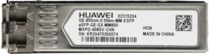 TRANSCEIVER OPTIC HUAWEI eSFP-GE-SX-MM850, (850nm, 0.55km, LC) - HU02315204