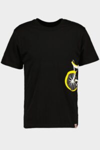 TRICOU BICICLETA 1/2 UNISEX S - TPG23BIC12-BLK_S