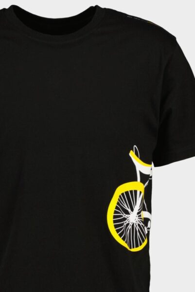 TRICOU BICICLETA 1/2 UNISEX S - TPG23BIC12-BLK_S