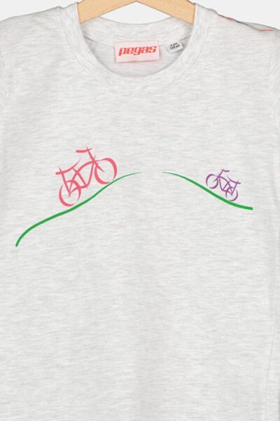 TRICOU CASUAL BICICLETE FAMILIE COPII LIGHT GREY-XL - PS2122-01-2-BF-10