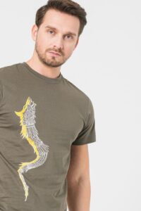 TRICOU CASUAL DRACON BARBATI GRAY-L - PS2122-00-0KHC-L