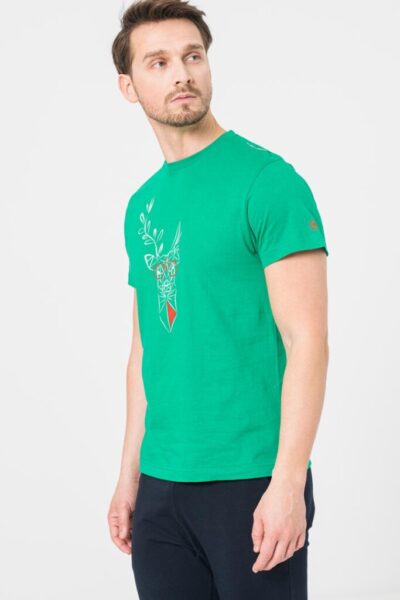 TRICOU CERB FAMILIE BARBATI K GREEN-L - PS2122-00-1-CG-L