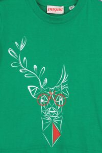 TRICOU CERB FAMILIE COPII K GREEN-10 - PS2122-01-2-CG-10