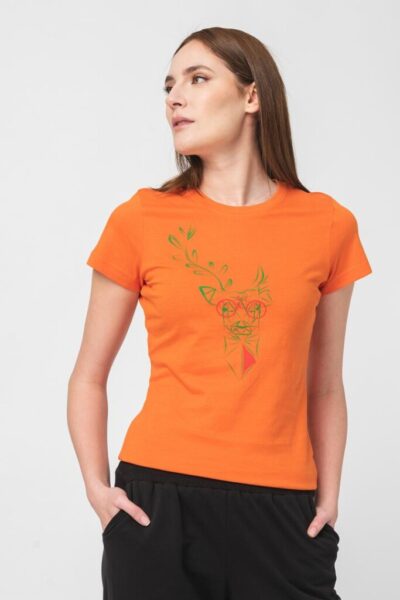 TRICOU CERB FAMILIE FEMEI ORANGE-M - PS2122-01-1-CF-M