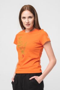 TRICOU CERB FAMILIE FEMEI ORANGE-XL - PS2122-01-1-CF-XL