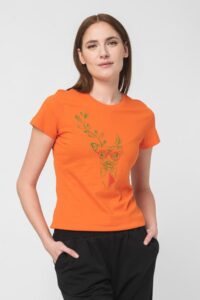 TRICOU CERB FAMILIE FEMEI ORANGE-XL - PS2122-01-1-CF-XL