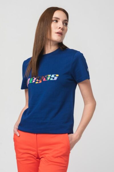 TRICOU LOGO MULTICOLOR FEMEI ROYAL BLUE-L - PS2122-01-1-LMR-L