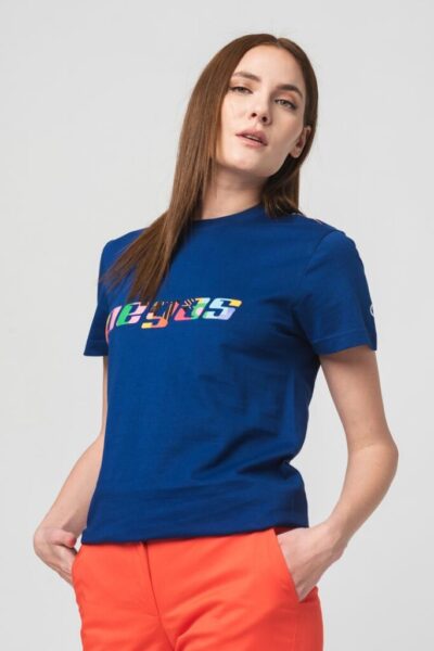 TRICOU LOGO MULTICOLOR FEMEI ROYAL BLUE-S - PS2122-01-1-LMR-S