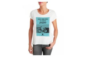 Tricou Pegas femei, model vehicule comode, rapide, utile sanatatii - TPMKT-F-L-GRN