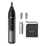 Trimmer pentru nas si urechi PHILIPS NT3650/16, Baterie, Lavabil