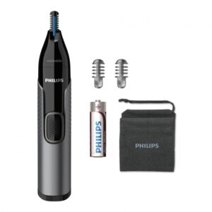 Trimmer pentru nas si urechi PHILIPS NT3650/16, Baterie, Lavabil