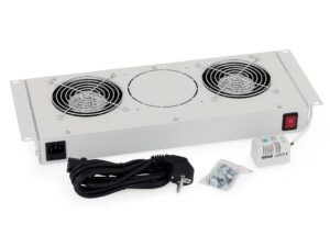 TRITON PANOU VENTILATIE 2X TERMOST NEGRU - RAB-CH-X25-X1