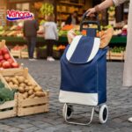 TROLER DE CUMPARATURI SMART, 35L, ALBASTRU - VN-JYSC-9535A