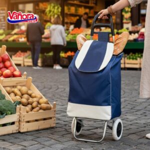 TROLER DE CUMPARATURI SMART, 35L, ALBASTRU - VN-JYSC-9535A