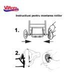 TROLER DE CUMPARATURI SMART, 35L, ALBASTRU - VN-JYSC-9535A - imagine 2