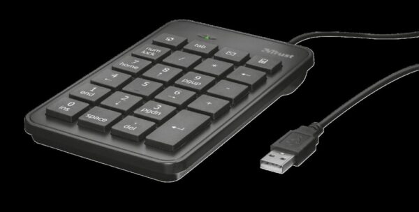 Trust Xalas USB Numeric Keypad, neagra - TR-22221