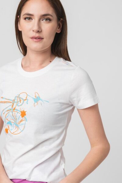 TSHIRT CASUAL F BICICLETA COLOR WHITE-XS - PS2122-01-1-00WBC-