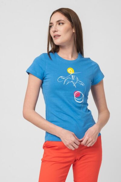 TSHIRT CASUAL F CAL PEGAS AZURE-L - PS2122-01-1-14C-L