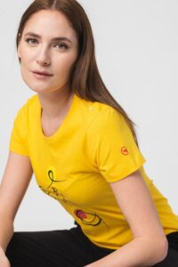 TSHIRT CASUAL F CAL PEGAS YELLOW-M - PS2122-01-1-4CP-M