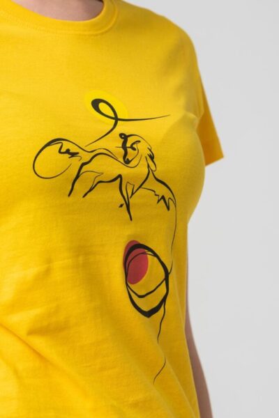 TSHIRT CASUAL F CAL PEGAS YELLOW-M - PS2122-01-1-4CP-M