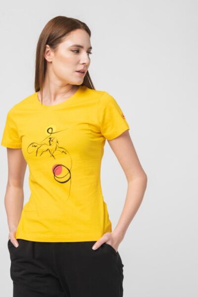 TSHIRT CASUAL F CAL PEGAS YELLOW-XL - PS2122-01-1-4CP-XL