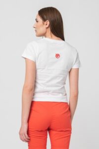 TSHIRT CASUAL F DOAMNA CU... WHITE-S - PS2122-01-1-WDCB-S