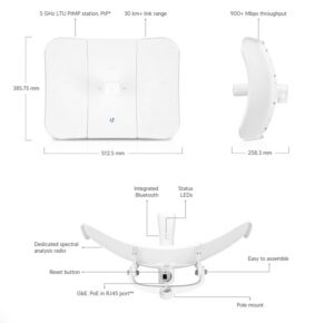 Ubiquiti Unifi U6-Long range WIFI 6 access point, standard - LTU-LR