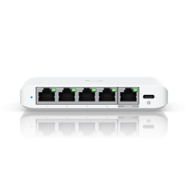 Ubiquiti USW-Flex-2.5G-5, 5 porturi RJ45 1/2.5 GbE, capacitate 25 Gbps