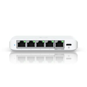 Ubiquiti USW-Flex-2.5G-5, 5 porturi RJ45 1/2.5 GbE, capacitate 25 Gbps