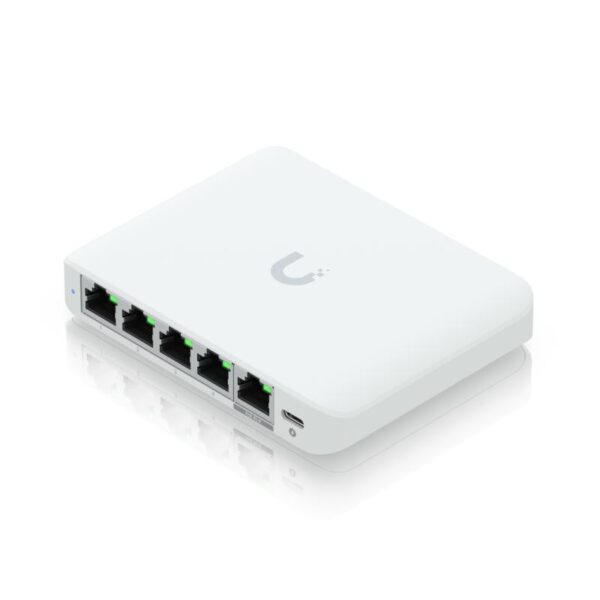 Ubiquiti USW-Flex-2.5G-5, 5 porturi RJ45 1/2.5 GbE, capacitate 25 Gbps