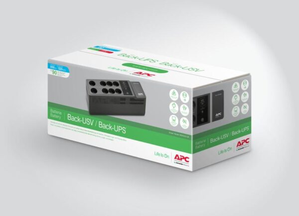 UPS APC Back-UPS 850VA, 230V, 1 USB charging - BE850G2-GR