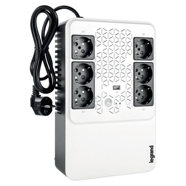 UPS Legrand MULTIPLUG 600, 600VA/360W, 6x German standard sockets - 000000000000310081
