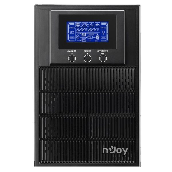 UPS nJoy Aten PRO 1000, 1000VA/800W, On-line (double convension UPS) - PWUP-OL100AP-AZ01B