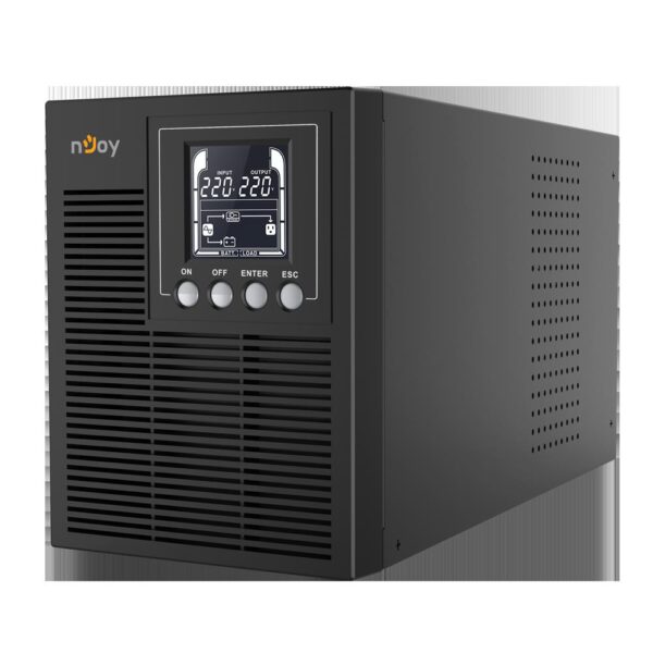 UPS nJoy Echo Pro 1000, 1000 VA/800 W, On-line, LED - UPOL-OL100EP-CG01B