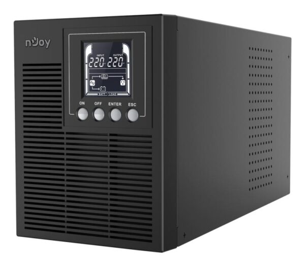 UPS nJoy Echo Pro 1000, 1000 VA/800 W, On-line, LED - UPOL-OL100EP-CG01B