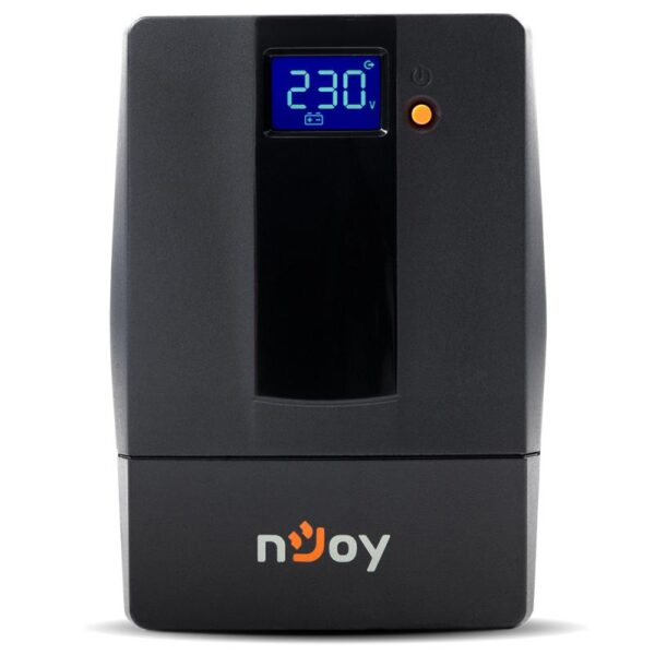 UPS nJoy Horus Plus 600, 600VA/360W, Afisaj LCD cu ecran tactil - PWUP-LI060H1-AZ01B