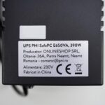 UPS PNI SafePC E650VA, putere 390W, 1.8A, iesire 2 x 230V - PNI-E650VA