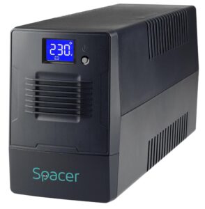 UPS Spacer Line Int. cu management, LCD, 1000VA/ 600W, AVR - SPUP-1000D-LIT01