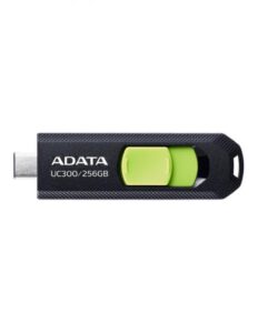 USB Flash Drive ADATA 256GB, UC300, USB Type-C, Black - ACHO-UC300-256G-RN