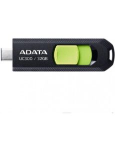 USB Flash Drive ADATA 32GB, UC300, USB Type-C, Black - ACHO-UC300-32G-RNB